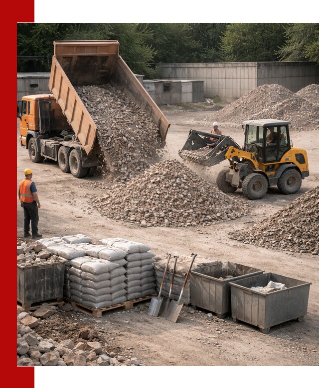 Вторичные материалы для отсыпки в Канске — поставка и доставка