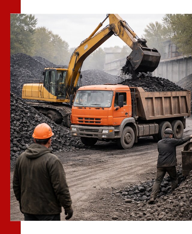 Доставка угля автотранспортом в Канске быстро и выгодно