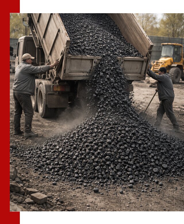 Доставка угля семечка самосвалами в Канске