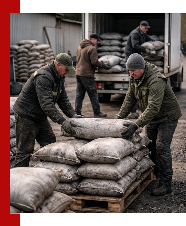 Доставка угля в мешках по выгодным ценам в Канске