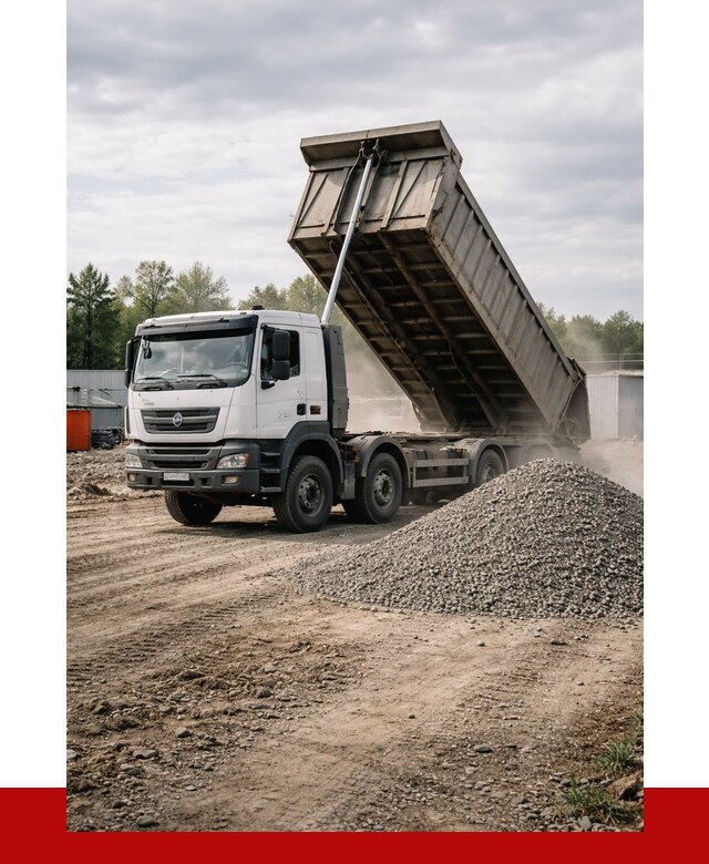 Доставка самосвалом 40 кубов в Канске от 9836 р. | ПРОНЕРУДКнс