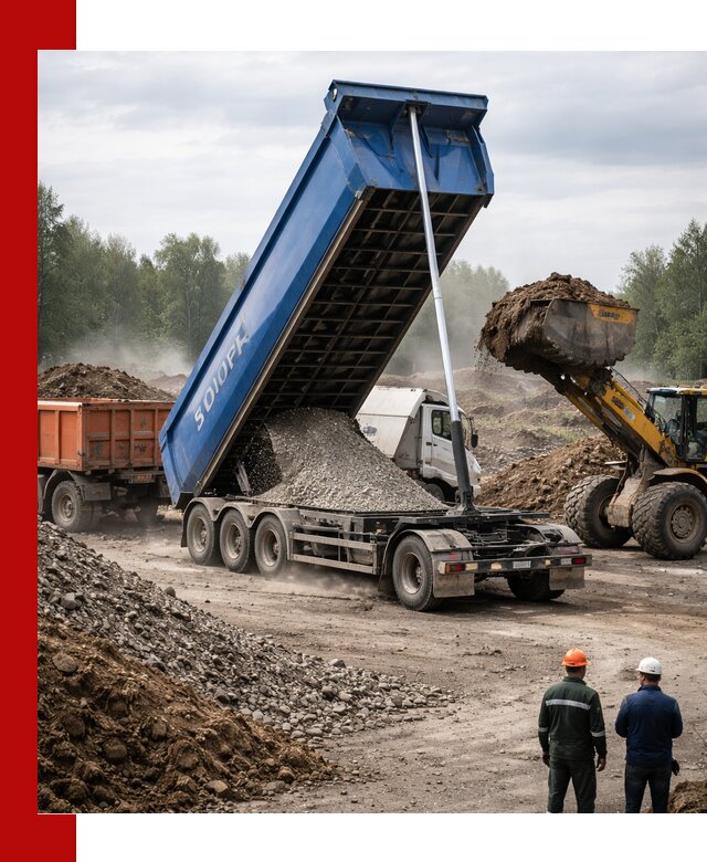 Аренда тонар 40 тонн в Канске с доставкой материалов