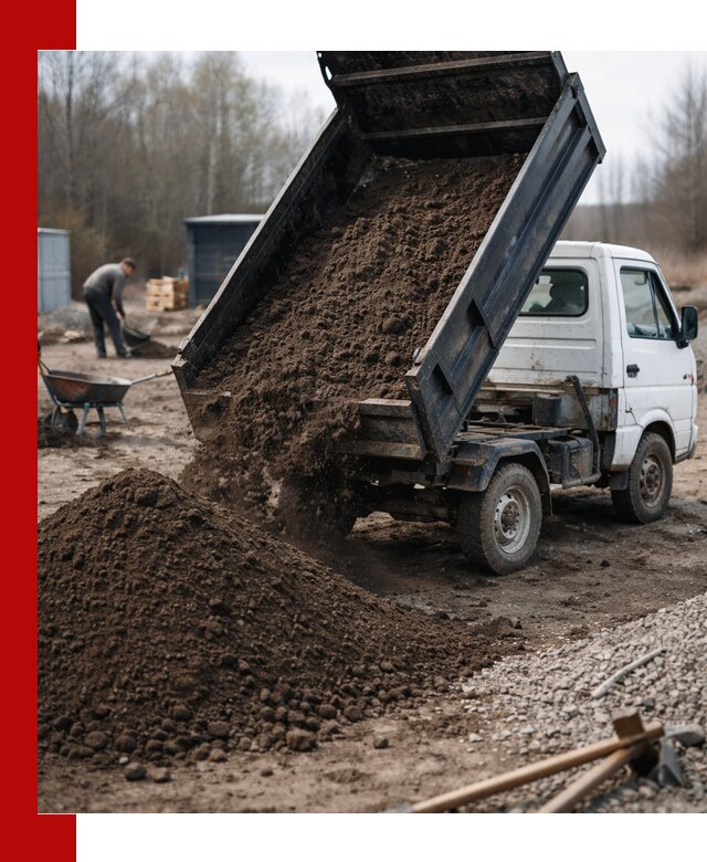 Аренда минисамосвала в Канске для доставки сыпучих материалов