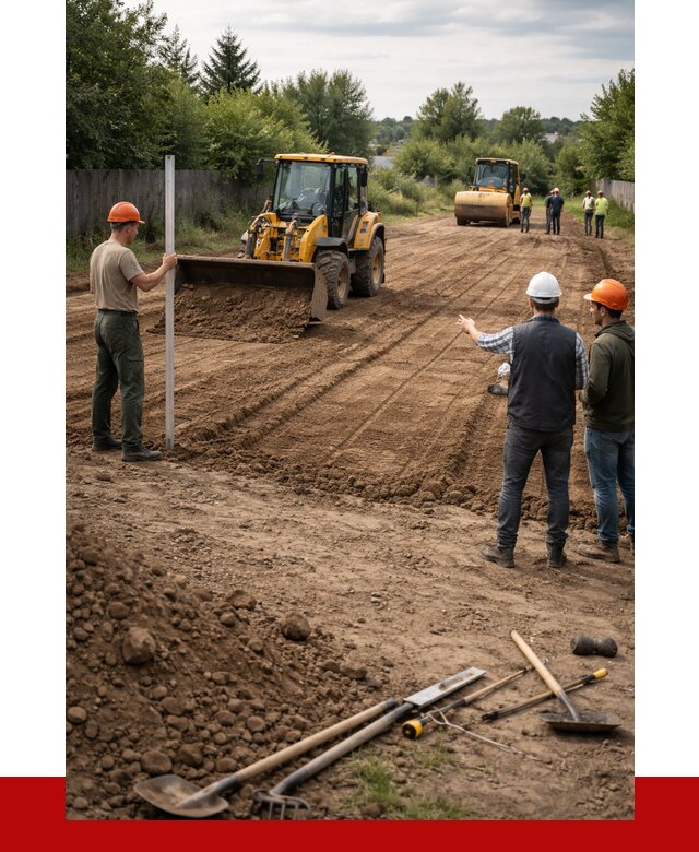 Планировка участка грунтом в Канске от 4918 р ПРОНЕРУДКнс